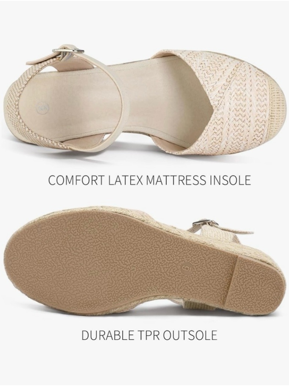 NWT women’s closed toe platform sandals - Picture 7 of 14